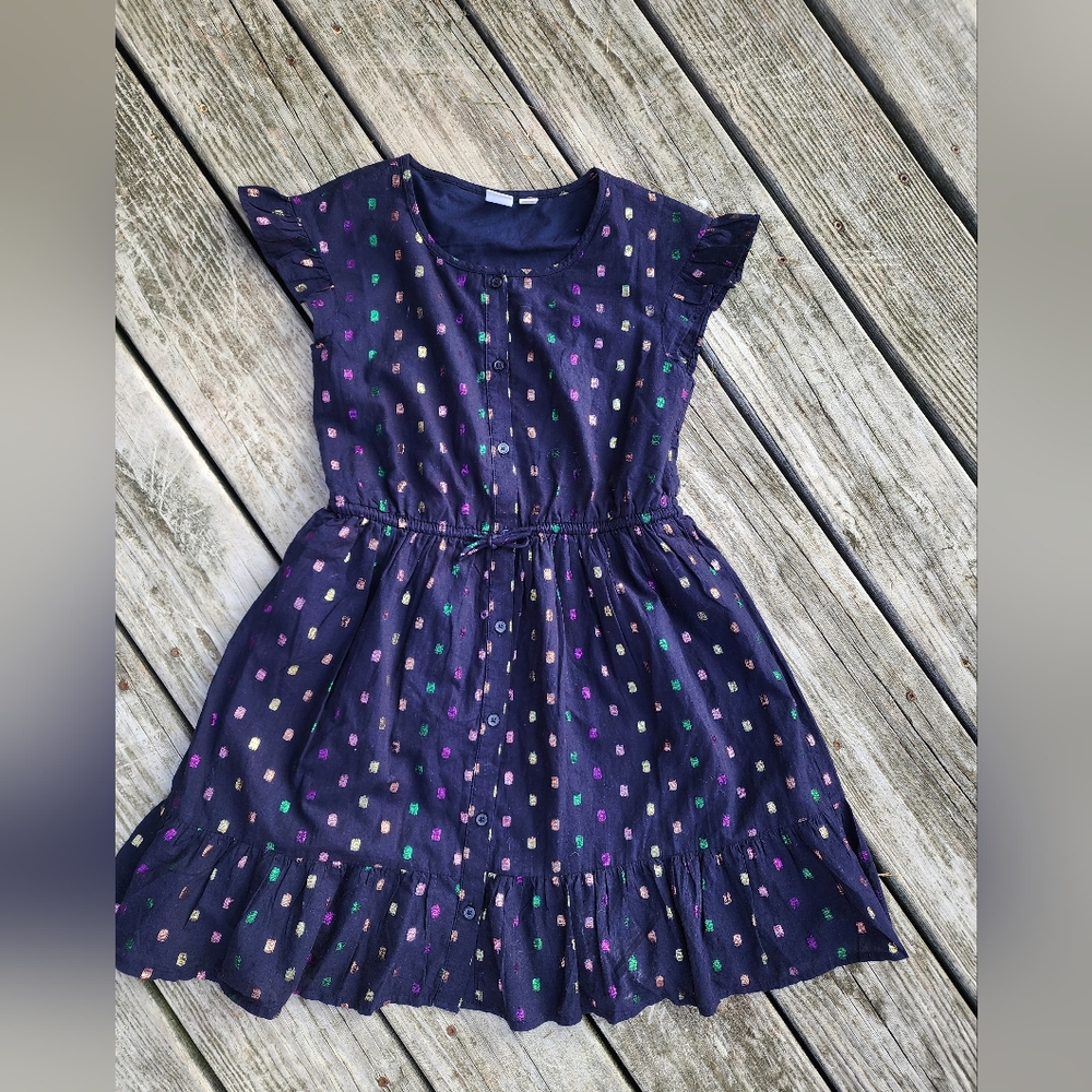 Easter Dress Girls GAP Blue Pleated Sundress Casual